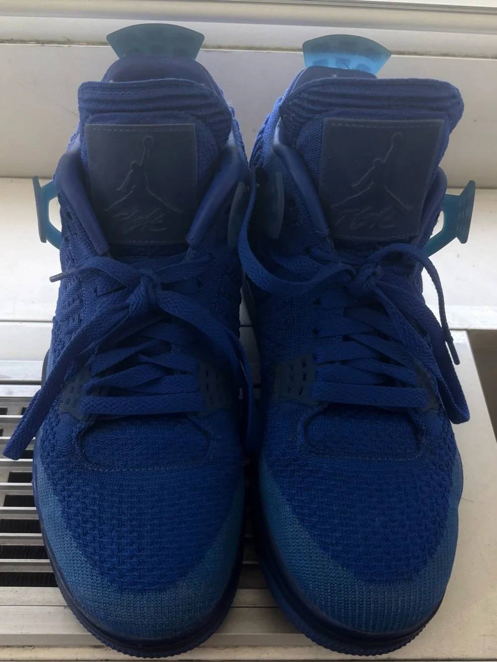 Nike 2019 Limited Air Jordan 4 Retro Flyknit Hyper Royal Men’s Size 10 Like New